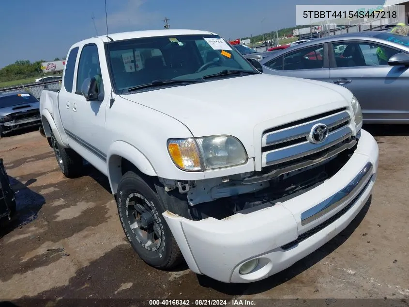 5TBBT44154S447218 2004 Toyota Tundra Sr5 V8