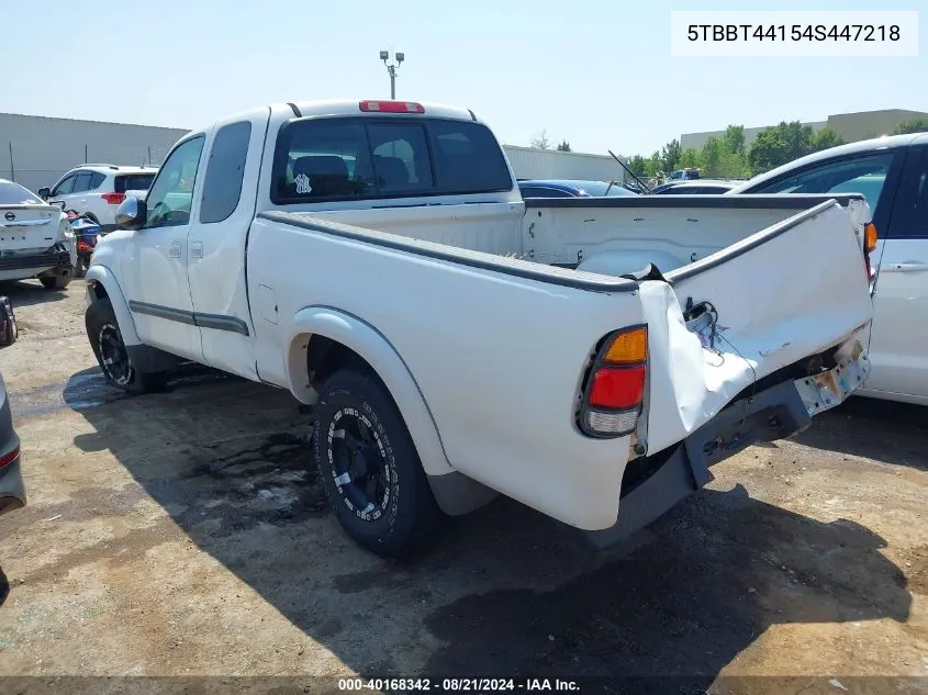 5TBBT44154S447218 2004 Toyota Tundra Sr5 V8