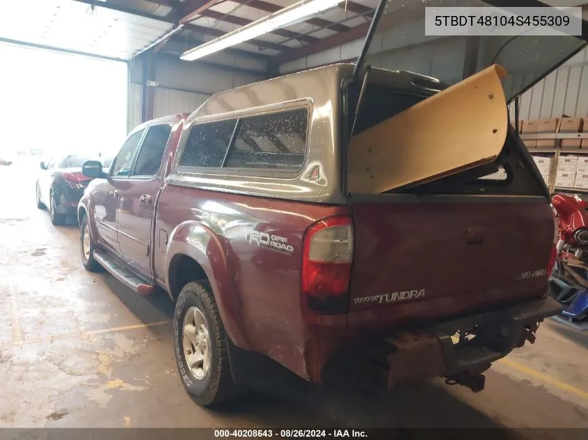 5TBDT48104S455309 2004 Toyota Tundra Limited V8