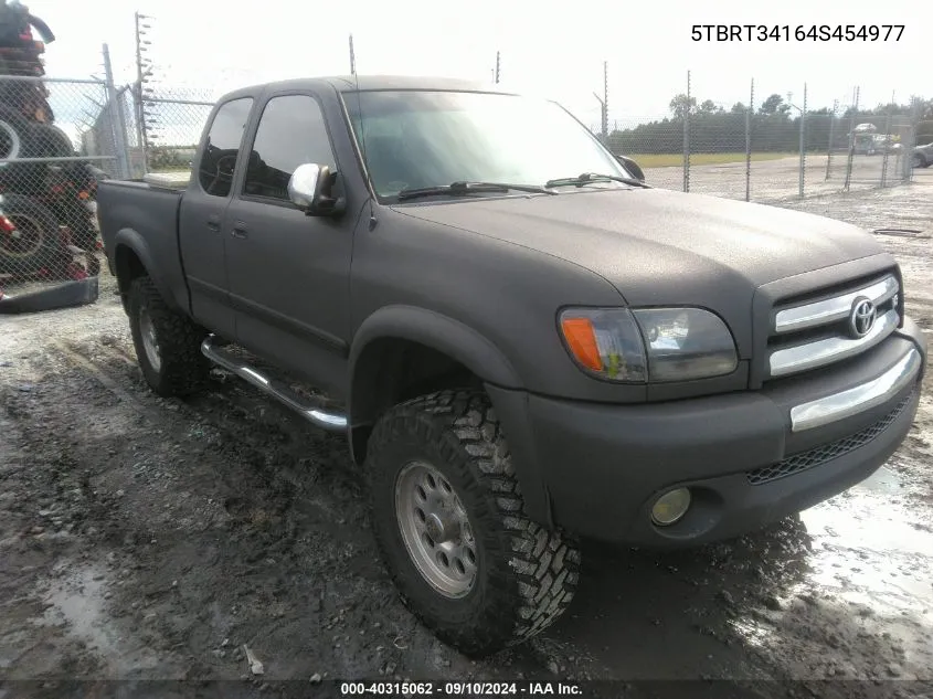 2004 Toyota Tundra Access Cab Sr5 VIN: 5TBRT34164S454977 Lot: 40315062