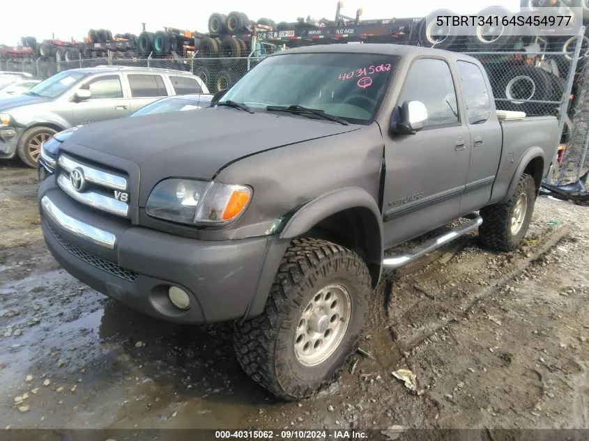 2004 Toyota Tundra Access Cab Sr5 VIN: 5TBRT34164S454977 Lot: 40315062