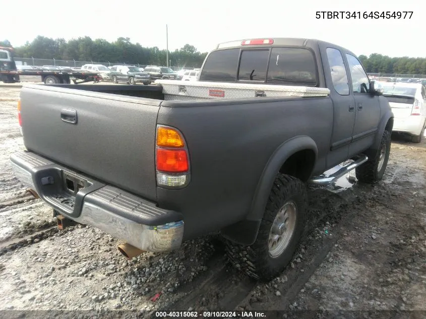 2004 Toyota Tundra Access Cab Sr5 VIN: 5TBRT34164S454977 Lot: 40315062