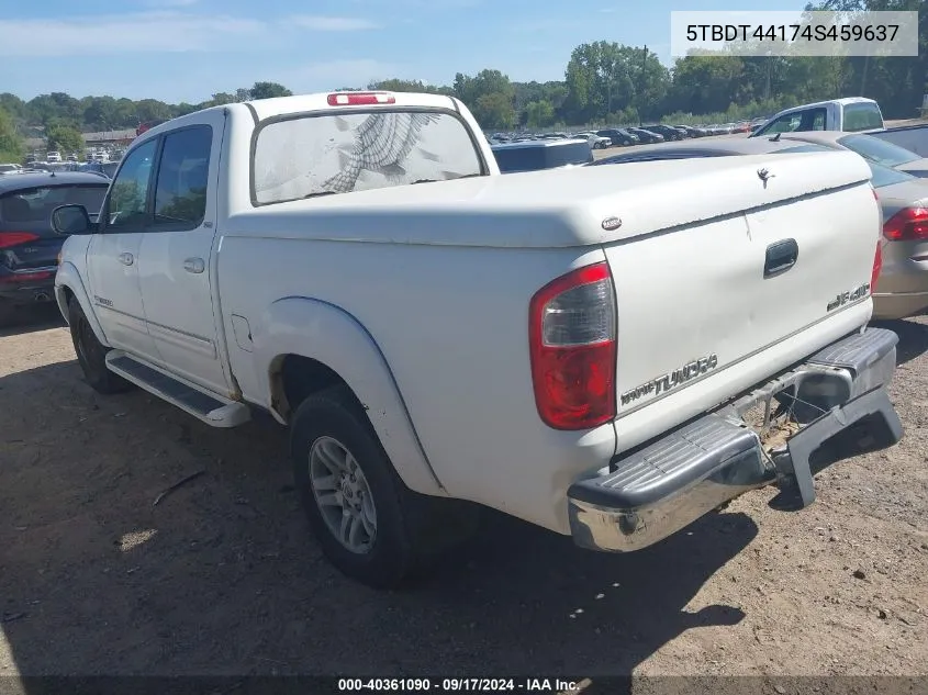 2004 Toyota Tundra Sr5 V8 VIN: 5TBDT44174S459637 Lot: 40361090