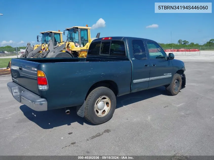 2004 Toyota Tundra Sr5 VIN: 5TBRN34194S446060 Lot: 40382036