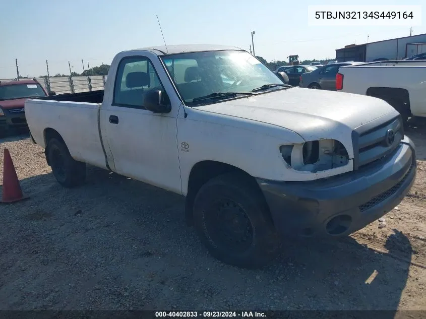 2004 Toyota Tundra VIN: 5TBJN32134S449164 Lot: 40402833