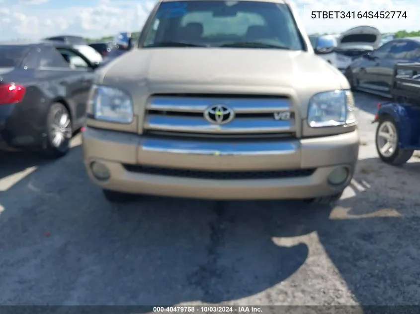 5TBET34164S452774 2004 Toyota Tundra Sr5 V8