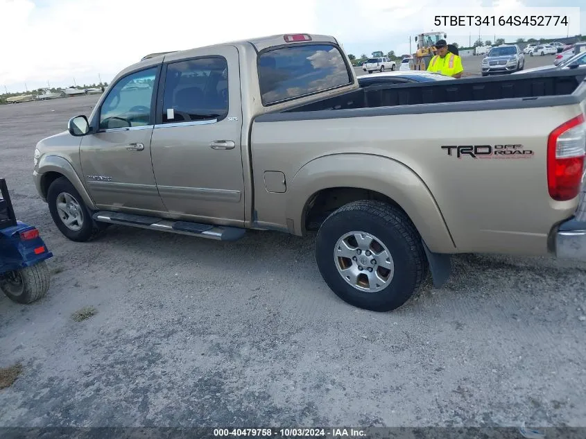 5TBET34164S452774 2004 Toyota Tundra Sr5 V8