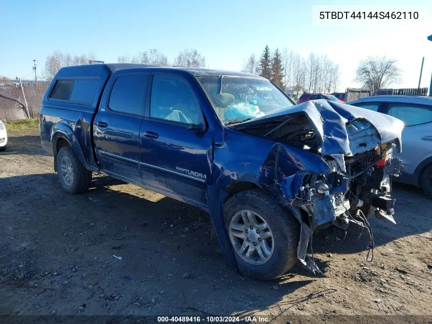 2004 Toyota Tundra Sr5 V8 VIN: 5TBDT44144S462110 Lot: 40489416