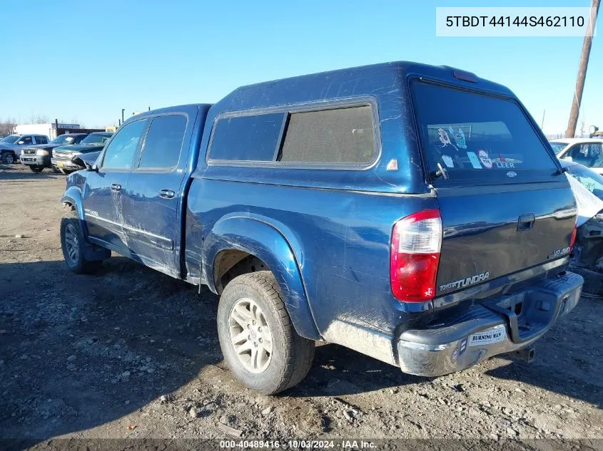 2004 Toyota Tundra Sr5 V8 VIN: 5TBDT44144S462110 Lot: 40489416