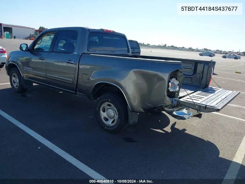 5TBDT44184S437677 2004 Toyota Tundra Sr5 V8