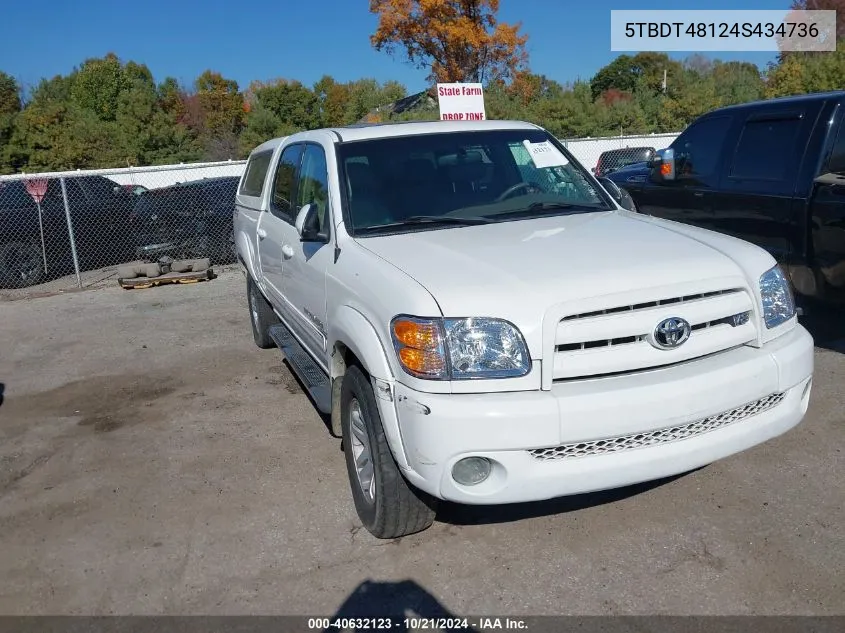 5TBDT48124S434736 2004 Toyota Tundra Limited V8