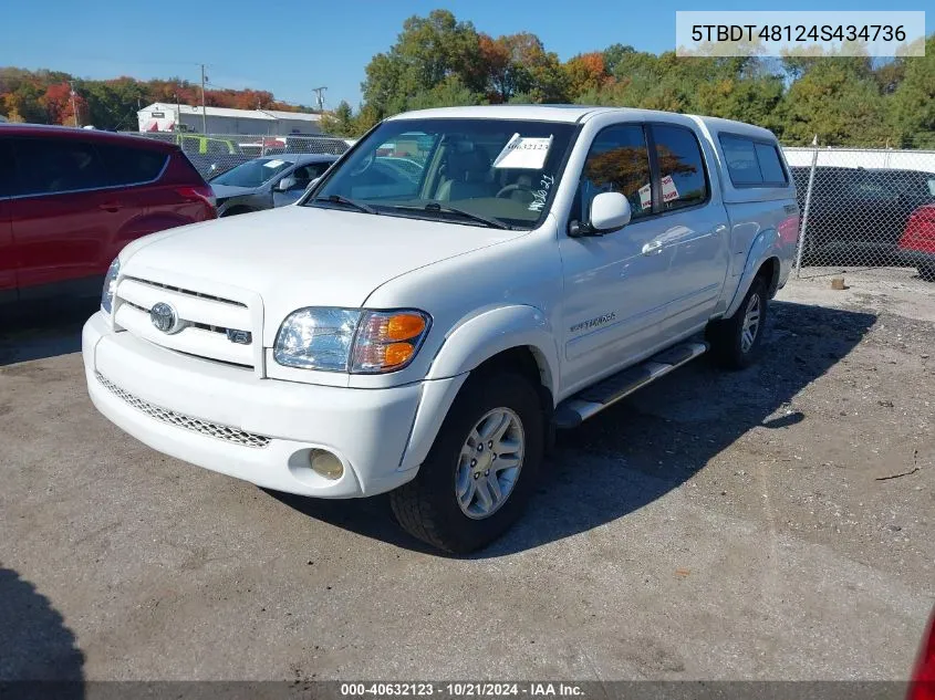 5TBDT48124S434736 2004 Toyota Tundra Limited V8