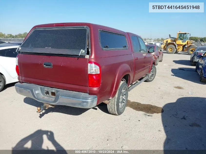 5TBDT44164S451948 2004 Toyota Tundra Sr5 V8