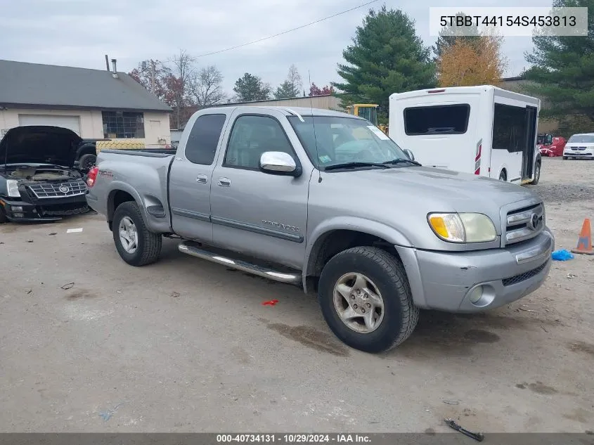 2004 Toyota Tundra Sr5 V8 VIN: 5TBBT44154S453813 Lot: 40848343