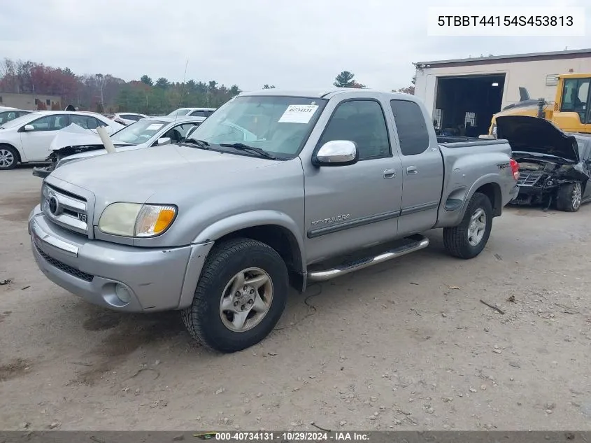 2004 Toyota Tundra Sr5 V8 VIN: 5TBBT44154S453813 Lot: 40848343