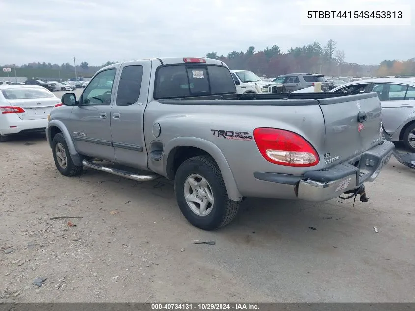 2004 Toyota Tundra Sr5 V8 VIN: 5TBBT44154S453813 Lot: 40848343