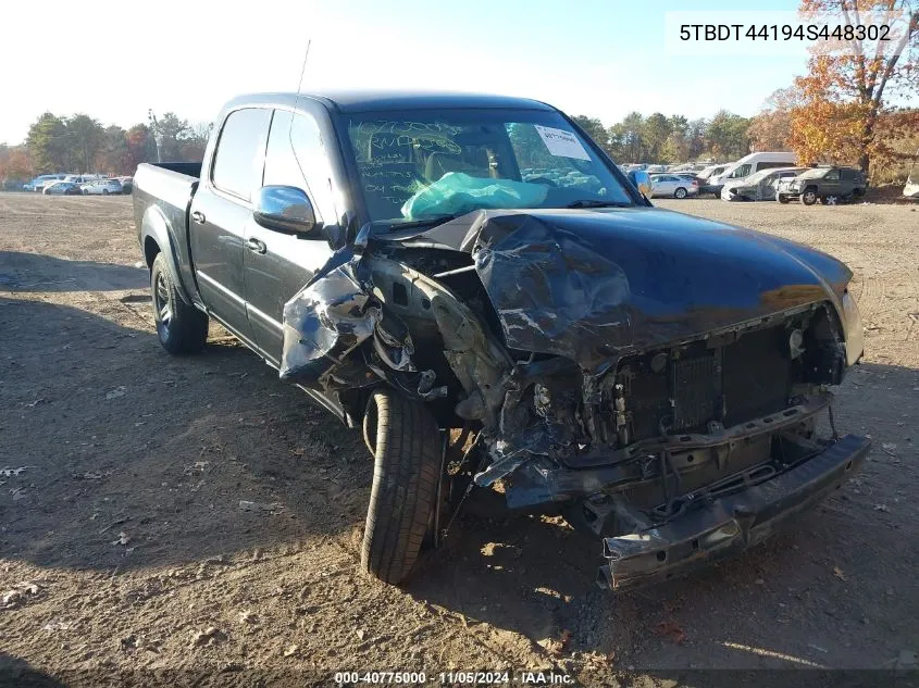 2004 Toyota Tundra Sr5 V8 VIN: 5TBDT44194S448302 Lot: 40775000