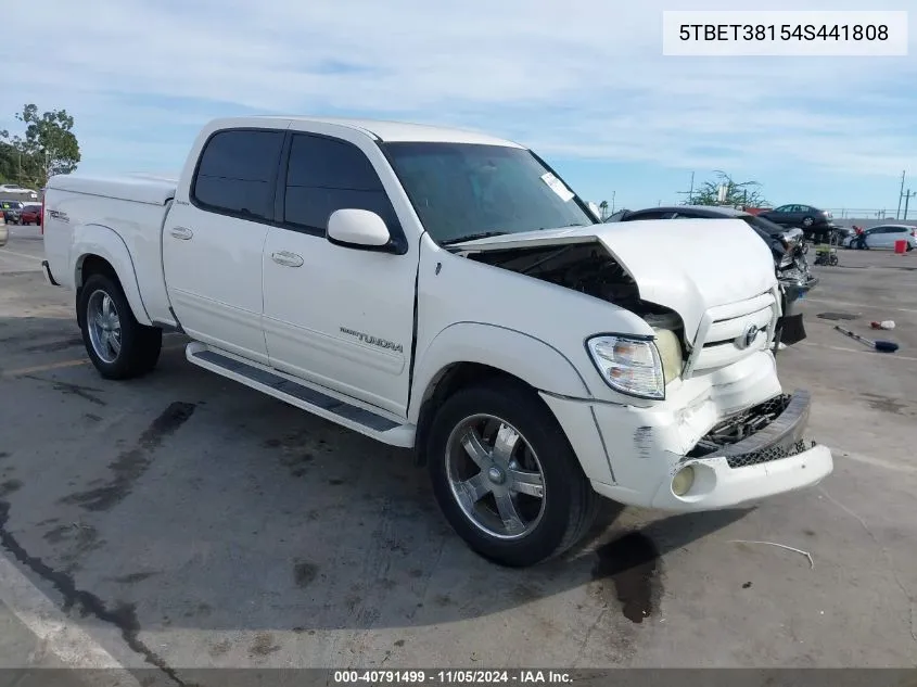 2004 Toyota Tundra Limited V8 VIN: 5TBET38154S441808 Lot: 40791499