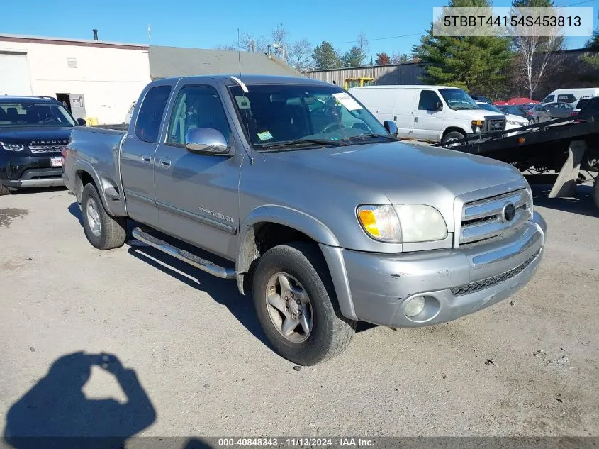 2004 Toyota Tundra Sr5 V8 VIN: 5TBBT44154S453813 Lot: 40848343