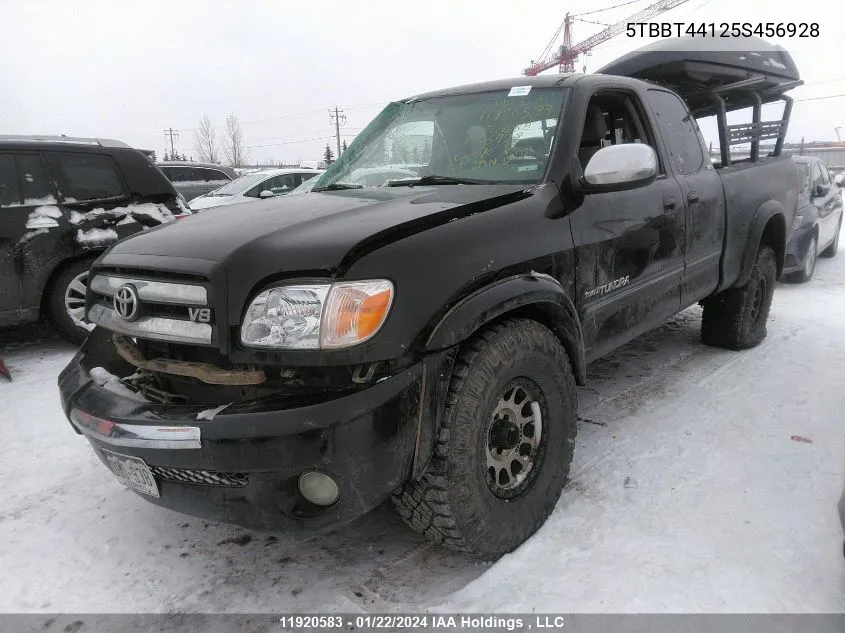 2005 Toyota Tundra Access Cab Sr5 VIN: 5TBBT44125S456928 Lot: 11920583