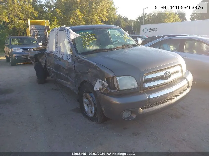 2005 Toyota Tundra Base V8 VIN: 5TBBT44105S463876 Lot: 12085465