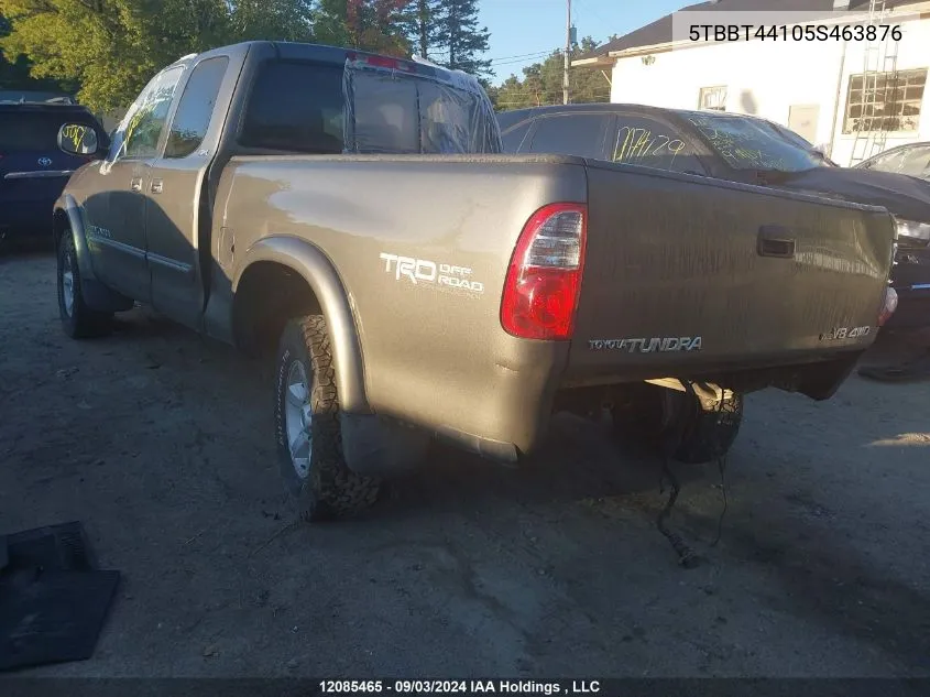 5TBBT44105S463876 2005 Toyota Tundra Base V8