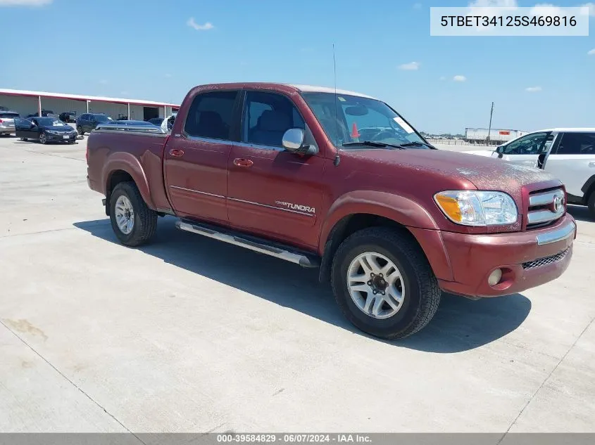 5TBET34125S469816 2005 Toyota Tundra Sr5 V8