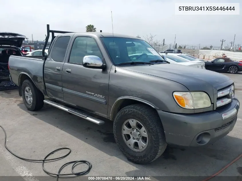 2005 Toyota Tundra Sr5 VIN: 5TBRU341X5S446444 Lot: 39708470