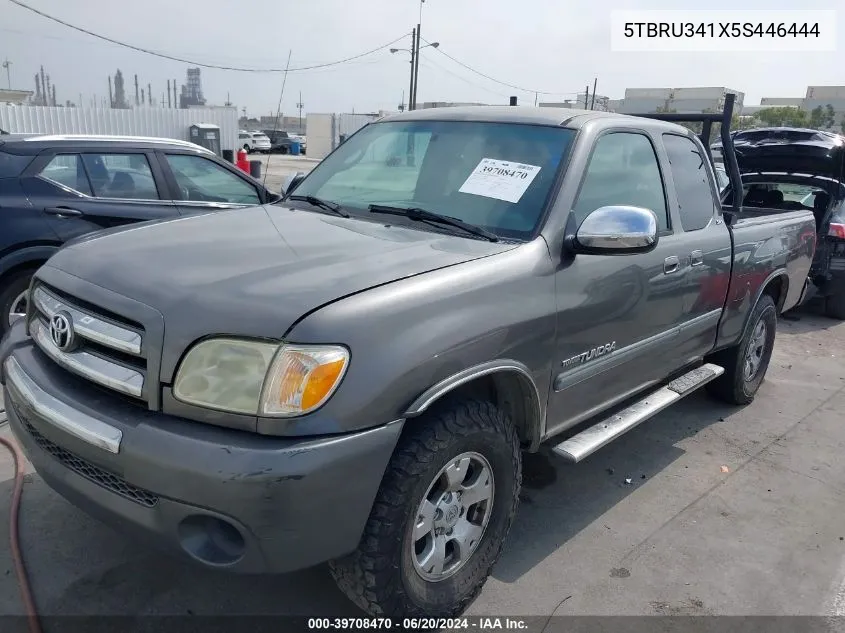 2005 Toyota Tundra Sr5 VIN: 5TBRU341X5S446444 Lot: 39708470