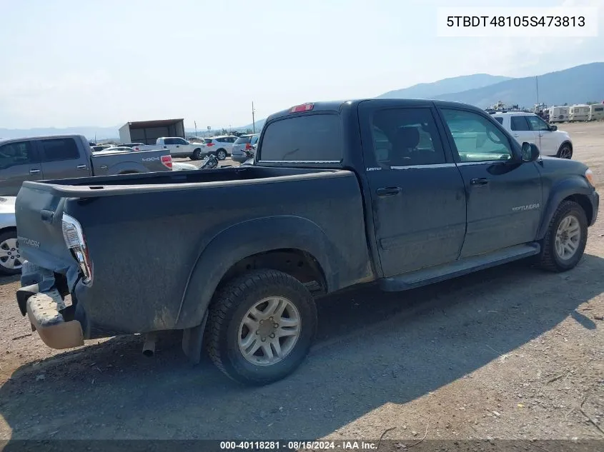 5TBDT48105S473813 2005 Toyota Tundra Limited V8