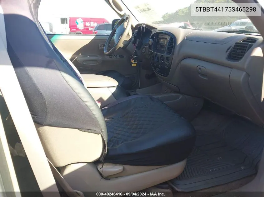 5TBBT44175S465298 2005 Toyota Tundra Sr5 V8