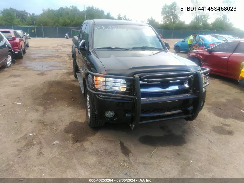 2005 Toyota Tundra Sr5 V8 VIN: 5TBDT44145S468023 Lot: 40253264