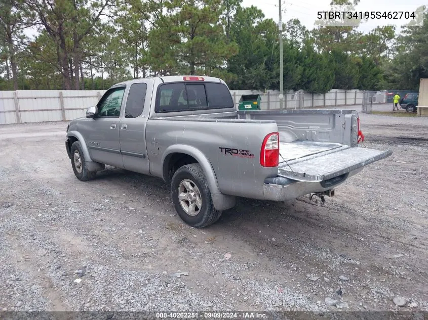 2005 Toyota Tundra Sr5 V8 VIN: 5TBRT34195S462704 Lot: 40262251