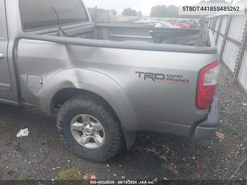 5TBDT44185S485262 2005 Toyota Tundra Sr5 V8