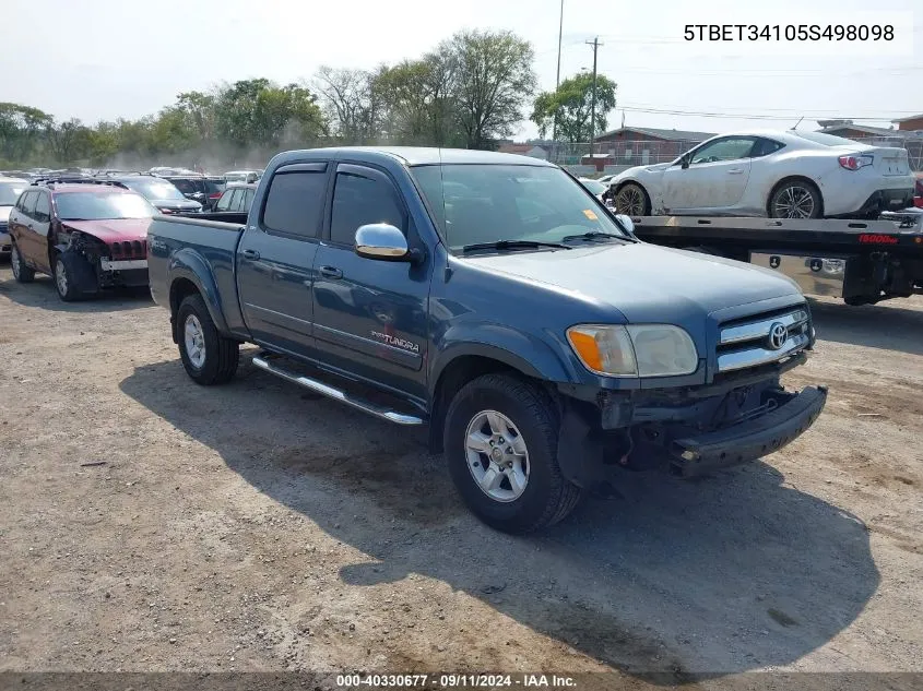 5TBET34105S498098 2005 Toyota Tundra Sr5 V8