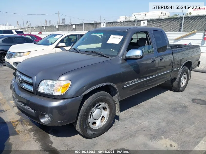 2005 Toyota Tundra Sr5 VIN: 5TBRU34155S454225 Lot: 40352666