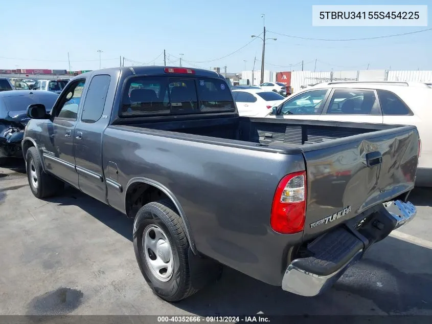 2005 Toyota Tundra Sr5 VIN: 5TBRU34155S454225 Lot: 40352666