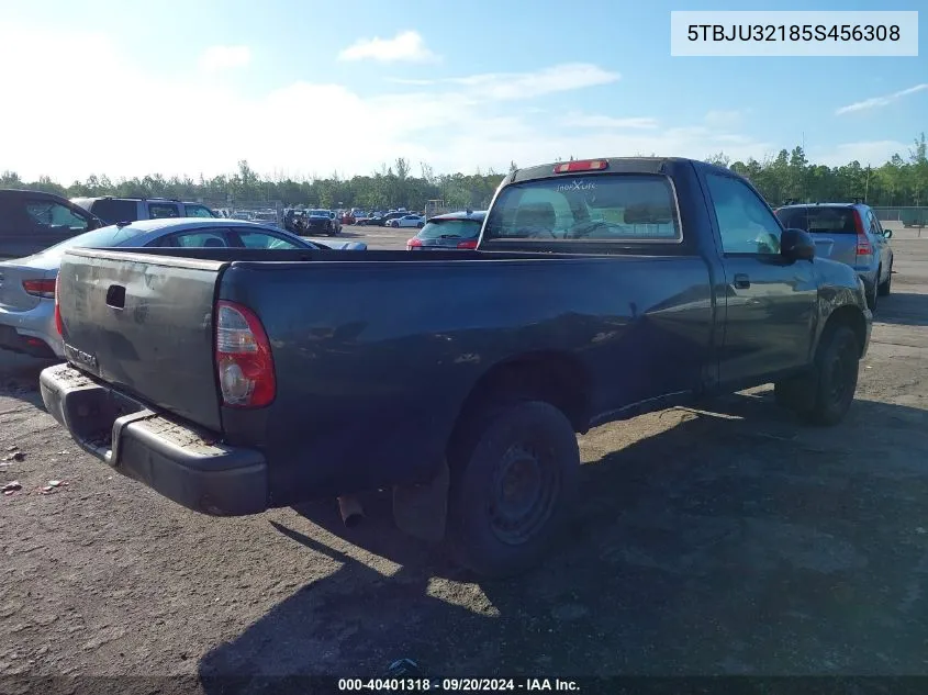 2005 Toyota Tundra VIN: 5TBJU32185S456308 Lot: 40401318