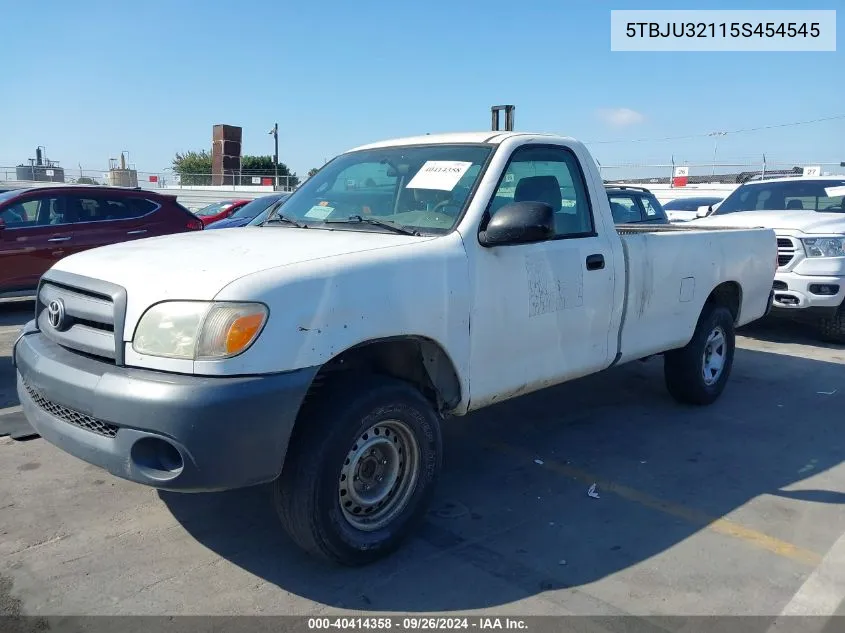 2005 Toyota Tundra VIN: 5TBJU32115S454545 Lot: 40414358