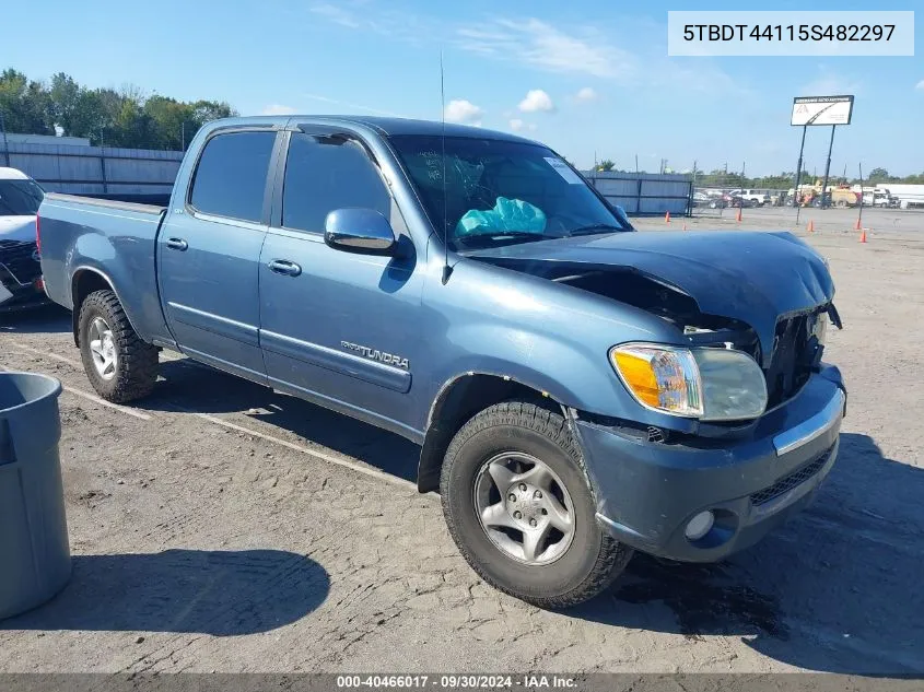 2005 Toyota Tundra Double Cab Sr5 VIN: 5TBDT44115S482297 Lot: 40466017