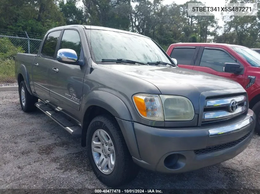 2005 Toyota Tundra Double Cab Sr5 VIN: 5TBET341X5S487271 Lot: 40477478