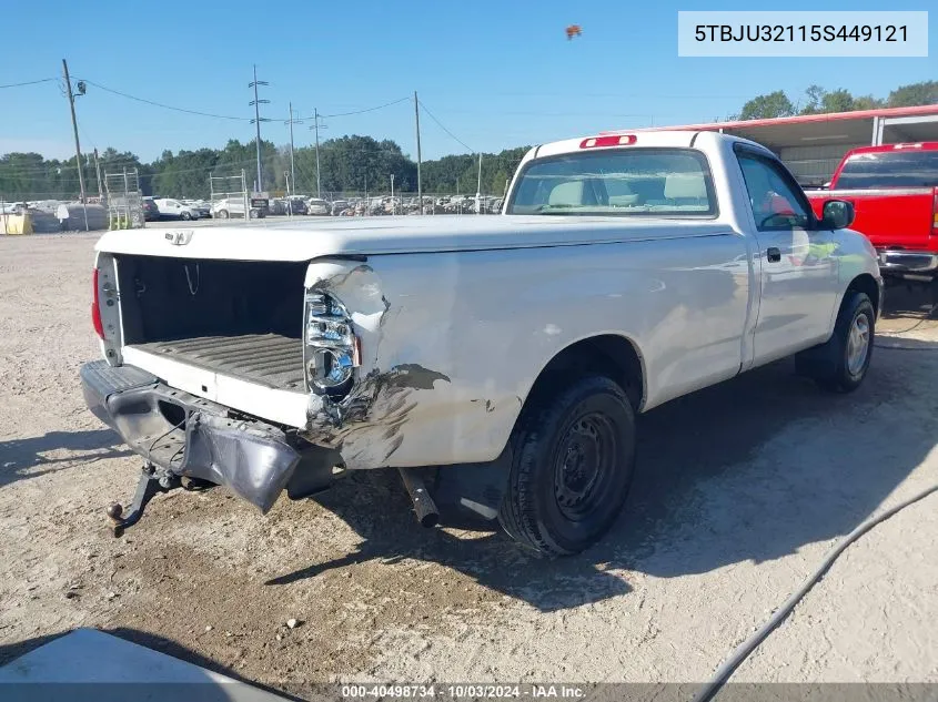 5TBJU32115S449121 2005 Toyota Tundra