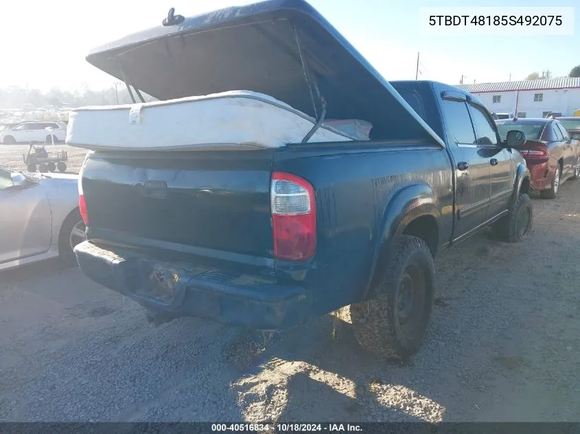 5TBDT48185S492075 2005 Toyota Tundra Limited V8