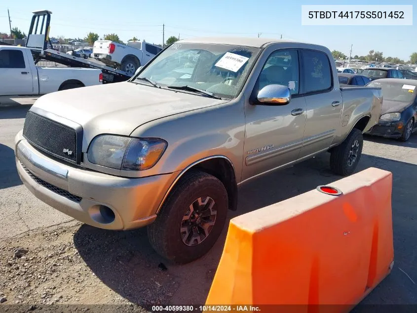 5TBDT44175S501452 2005 Toyota Tundra Sr5 V8