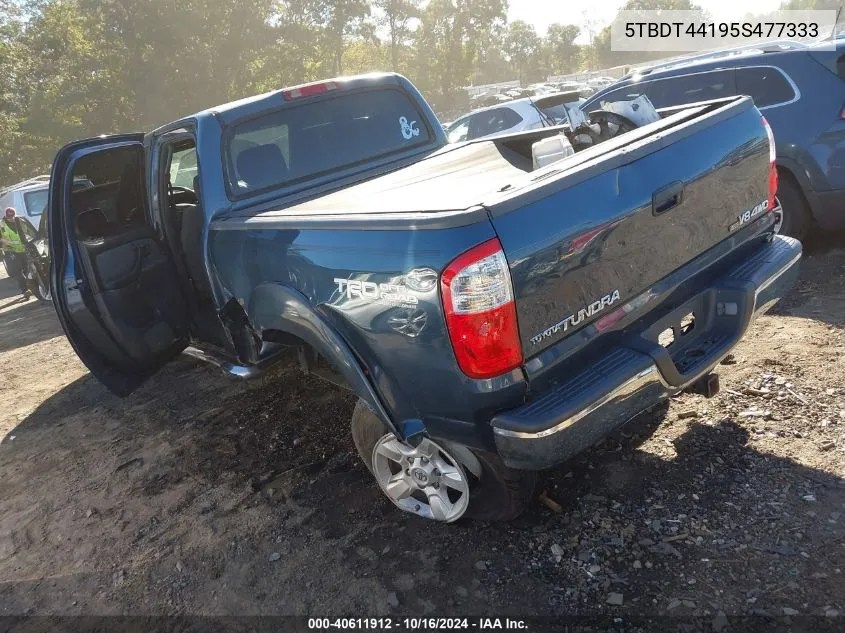 5TBDT44195S477333 2005 Toyota Tundra Sr5 V8