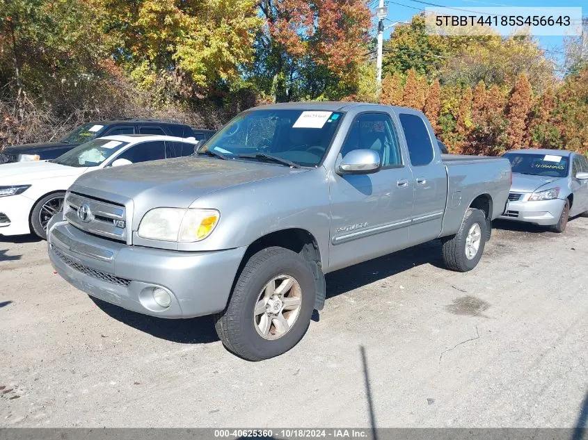 5TBBT44185S456643 2005 Toyota Tundra Sr5 V8