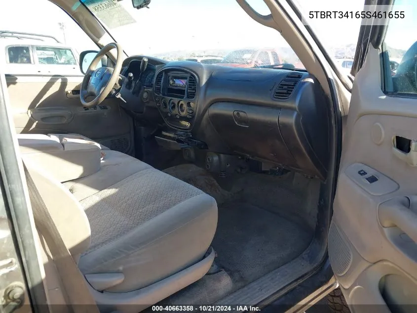 5TBRT34165S461655 2005 Toyota Tundra Sr5 V8