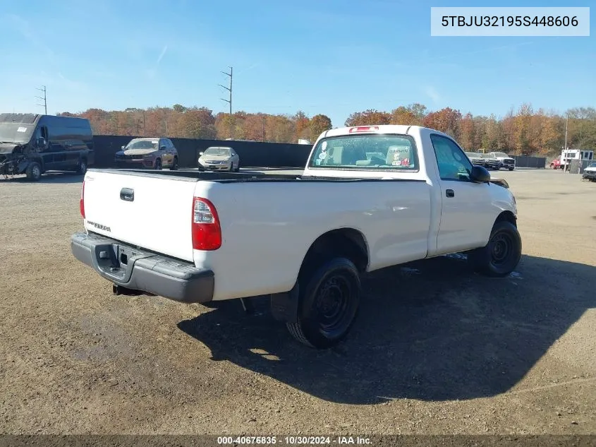 2005 Toyota Tundra VIN: 5TBJU32195S448606 Lot: 40676835