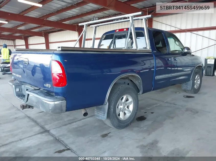 2005 Toyota Tundra Sr5 V8 VIN: 5TBRT34145S459659 Lot: 40703345