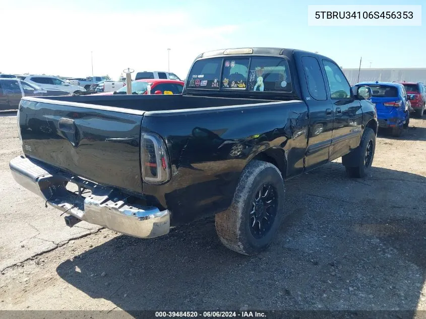 2006 Toyota Tundra Sr5 VIN: 5TBRU34106S456353 Lot: 39484520